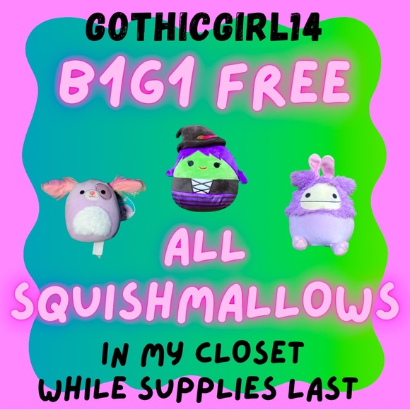 Squishmallows Toys Squishmallows Bg1 Free Hurry Up Grab Them Before